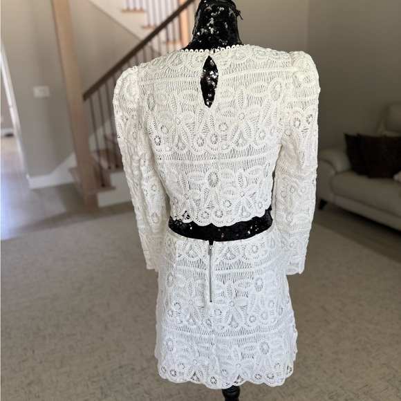 Anthropology SAYLOR White Lace set top & skirt - Picture 6 of 15